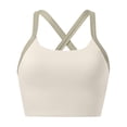 thumbnail image 4 of YueHuiYing High Impact Sports Bras for WomenRacerback Running Bra Workout Crop Tank Tops Longline Sports Bra Push up, 4 of 4