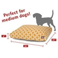 thumbnail image 3 of Majestic Pet | Links Shredded Memory Foam Rectangle Pet Bed For Dogs, Removable Cover, Yellow, Medium, 3 of 6