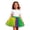 Green, variant on WOYY Toddler Girls Glitter Party Tutu Skirt Carnival High Waist Tulle Skirt