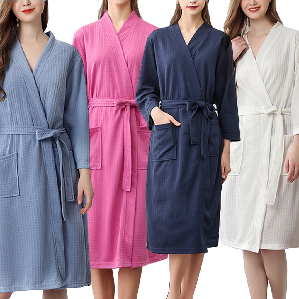waffle dressing gown womens