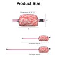 thumbnail image 3 of Spring Summer Floral Illustration Sling | Adjustable Strap Purse | Multi-Scenario Use Bag, 3 of 4