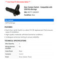 thumbnail image 2 of Door Contact Switch - Compatible with 2009 Kia Borrego, 2 of 2