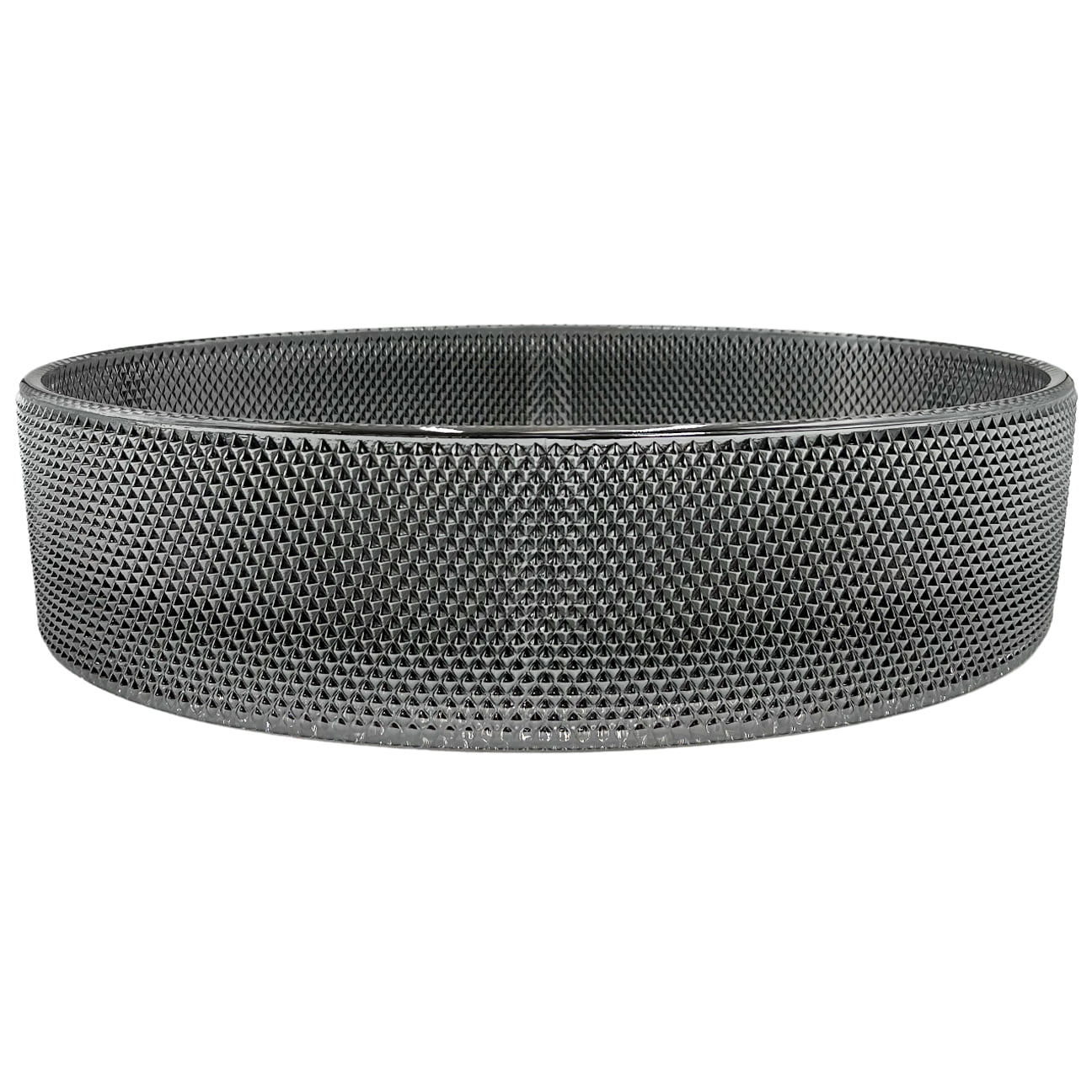 90210 Kitchen and Bath 20" Black Glass Oval Vessel Sink For Bathroom Vanity