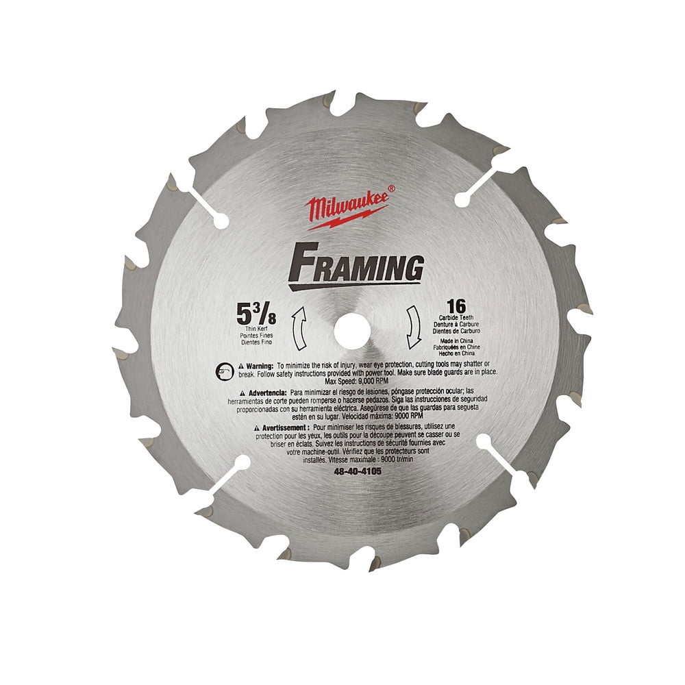 Milwaukee 48404105 53/8 in. Framing Circular Saw Blade