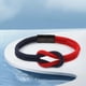thumbnail image 3 of de cuerda Nudo concéntrico Regalos ajustables de cuerda para hombres Mujeres 18cm rojo Sunnimix Pulsera de cuerda, 3 of 7