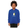 thumbnail image 2 of Daxton California Republic Youth Unisex Pullover Hoodie Mid-Weight Fleece Sweatshirt, Royal, Medium, 2 of 3