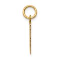 thumbnail image 2 of 14k Yellow Gold Small Number 13 Necklace Charm Pendant Charms, 2 of 8