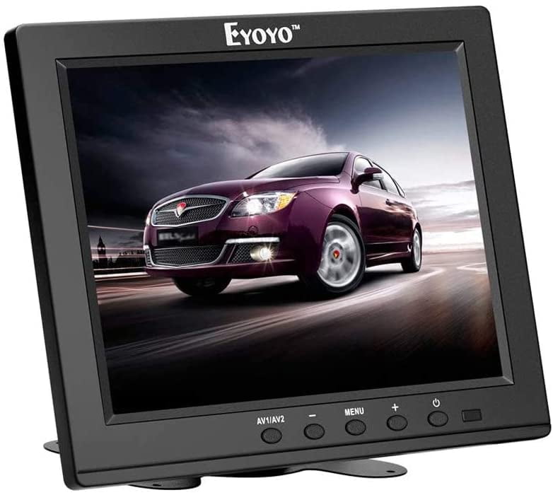 Eyoyo 8 inch HDMI Monitor 1024x768 Resolution Small Display Portable 4:3 TFT LCD Monitor HD Color Screen Support VGA BNC AV Ypbpr - Walmart.com