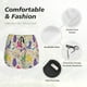 thumbnail image 4 of Balery Colorful Poodle Dog Pantalones cortos deportivos para mujer con forro y dos bolsillos, elásticos, para entrenamiento, gimnasio, yoga-Medium, 4 of 7