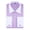 Purple, variant on Men's French Cuff Dress Shirt Stripe Formal Business Wedding Long Sleeve 1-Pack
