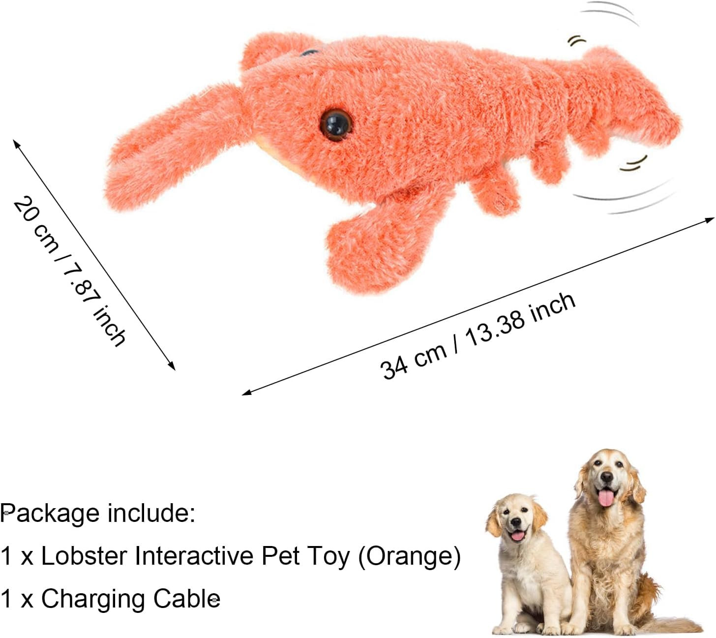 Mustacti Floppy Lobster Interactive Dog Toy 2024 New Dog Toys