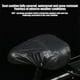 thumbnail image 5 of Funda impermeable para el asiento de bicicleta - Protector universal de PVC para protección contra lluvia y sol - 23x25cm, 5 of 9