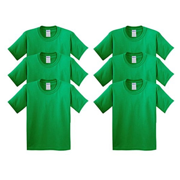 Gildan T-Shirt en Coton Épais pour Hommes - 5000 (Lot de 6)