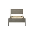 thumbnail image 4 of Max & Lily Twin Bed Frame, Solid Wood Classic Platform Bed with Panel Headboard for Kids, 4 of 10