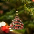 thumbnail image 3 of KCEHTA Book Christmas Ornaments, Book Lover Christmas Ornaments, Library Ornament, Personalized Book Christmas Tree Hanging Ornaments Christmas Gifts for Book Lovers, Librarian, 3 of 6