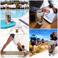 thumbnail image 7 of 11oz Double-Wall Vacuum Insulated Stainless Steel Tumbler with Straws Sports Mugs BPA-Free Gorgeous Colors Butterfly, 7 of 7