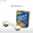 thumbnail image 5 of All In One Measuring Spoon Pack of 2 Includes 1 Tbsp 1 Tsp 1/2 Tsp 1/4 Tsp Measures Plastic Measuring Spoons Use for Dry Ingredients or Liquids Durable Rugged Dishwasher Safe Made in USA, 5 of 6