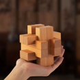 thumbnail image 5 of Rompecabezas 3D Montessori de madera para niños y adultos puzle de Kong Ming Lock Lu Ban Lock IQ Brain Teaser juguete educativo para niños, 5 of 5