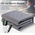thumbnail image 3 of Heated Car Blanket, 12-Volt Electric Blanket for Car, Truck, SUV, RV, Portable Heated Throw for Camping, 3 of 10