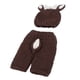 thumbnail image 2 of Lindos accesorios para fotos de bebés recién nacidos, gorro de ciervo de ganchillo, mono, accesorios de fotografía, disfraz, 2 of 14