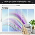 thumbnail image 3 of Tiptophomedecor Abstract Wallpaper Wall Mural - Rainbow Abstract Background, 3 of 6