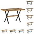 thumbnail image 6 of vidaXL Dining Table 63"x31.5"x29.9" Rough Mango Wood, 6 of 10