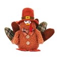 thumbnail image 1 of Acción de Gracias LED Pavo Muñeca Pavo lindo con luz alimentada por batería Decoración de escritorio Tomshoo Tipo 2, 1 of 7