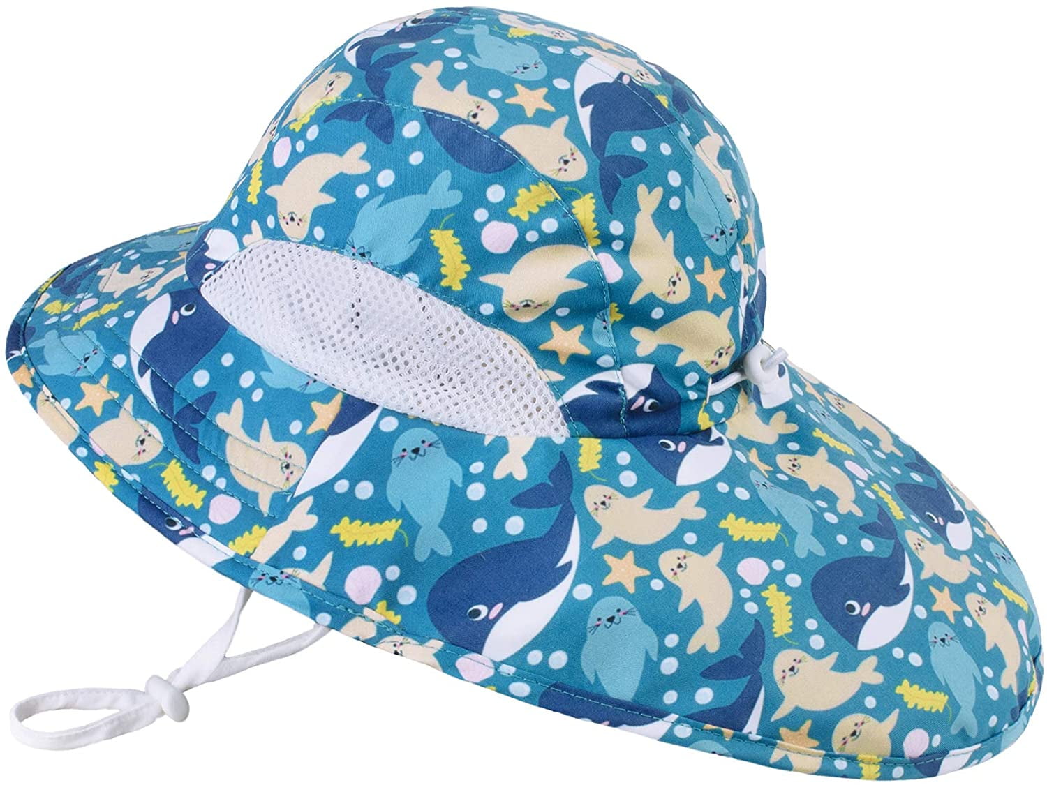 Baby Boy Sun Hat UPF 50+ Sun Protection Baby Boy Summer Hat Wide Brim