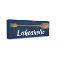 thumbnail image 3 of Stupell Industries Lakeaholic Boat Oar Inspirational Painting Gallery Wrapped Canvas Print Wall Art, 30 x 13, 3 of 7