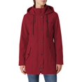 thumbnail image 7 of WRFWUL Womens Long Sleeve Hooded Trench Coat Lightweight Zip Up Windbreaker Fall Spring Outdoor Travel Jacket, 7 of 7
