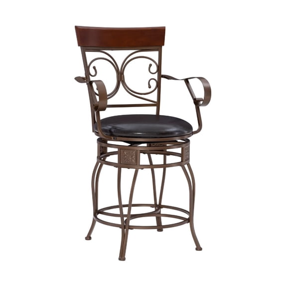 Linon Bria Big and Tall Counter Stool