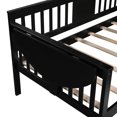 thumbnail image 6 of Solid Wood Daybed with Rails, Daybed Frame, Wooden Slats Support, No Box Spring Needed, Clean Lines Design, 6 of 7