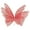 Red, variant on Large Artificial Butterfly Gauze Simulation Butterfly 3D Fake Butterfly with Faux Pearls for Wedding Festival Wall Decoration