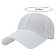 thumbnail image 6 of harmtty Baseball Cap Buckle Closure Sun Breathable Solid Color Outdoor Hat for Women Black, 6 of 8