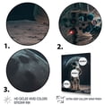 thumbnail image 3 of Designart Spaceman On The Moon III Canvas Wall Art, 3 of 5