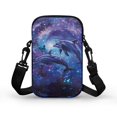 thumbnail image 2 of HELLHERO Dolphins Women Messenger Bag Polyester with Zipper Adjustable Shoulder Strap Crossbody Bag for Travel, Outdoor and Daily Use, 2 of 7