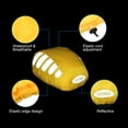 thumbnail image 3 of Unique Bargains Cycling Bicycle Helmet Cover Motorcycle Helmet Rain Covers Ride Gear Helmet Cover Yellow, 3 of 6