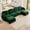 Green, variant on MIKIBAMA 74" Chenille Cloud Loveseat Sofa, 2-Seat Modular Sectional Couch for Living Room, Pink