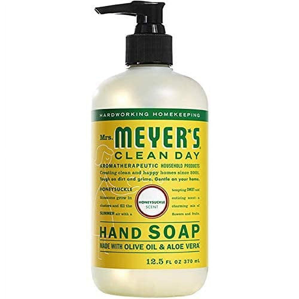 Mrs. Meyer's Clean Day Hand Soap Variety, 1 Honey Suckle Refill, 1 Honey Suckle Hand Soap, 1 CT