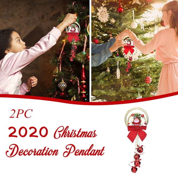XWSHYW Adornos Colgantes Adornos para Árbol de Navidad, Cascabeles Colgantes, Decoraciones para Fiestas Navideñas En Casa