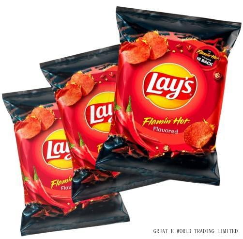 Lays Flamin Hot Potato Chips 225 Oz 3 Pack