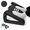 Black, variant on Foot Rest Under Desk with 6 Adjustable Heights, Ergonomic Under Desk Footrest with Massage Rollers and Textured Surface for Office, Home and Travel, Black