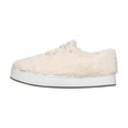 thumbnail image 3 of MaCae Unisex Fur Lace Up Fashion Shoe With Unique Sole, Comfy Sneakers, Fur Lined Shoes, Office Shoes,  Canvas Sneakers- Off-White/STP Polar Bear, 4M/6W, 3 of 7