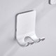 thumbnail image 2 of Ounissouiy Colgador de soporte de montaje en pared, soporte adhesivo autoadhesivo, gancho sin taladro, estante de almacenamiento, reemplazo de Juegos de accesorios de baño Plata, 2 of 6