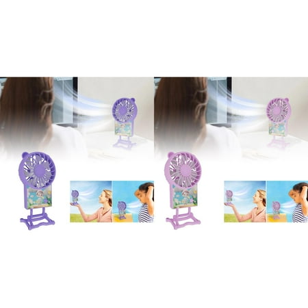 

A Must Have MINI Small Fan For Summer With Convenience Of Handheld/stand Allowing You To Always Have A Refreshing And Comfortable Feeling! Mini Fan for Desk Mini Fan Usb Battery Operated Fan for