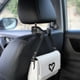 thumbnail image 3 of Nuevo soporte para teléfono con gancho para reposacabezas de coche 2 en 1, color azul, para coche, portátil, para asiento trasero, con clip de sujeción., 3 of 5