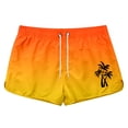 thumbnail image 3 of Shorts de Plage d'Été pour Hommes pour Voyage Décontracté, Polyester, Taille Imprimée Dégradée, Coupe Ample, 3 of 3