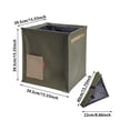 thumbnail image 3 of Foldable Collapsible Camping Storage Bin, Waterproof Outdoor Trash Can for Picnic, Brown, 3 of 6