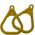 thumbnail image 1 of Trapeze Ring Swing Set Play Set Playground Trapeze Bar Jungle Gym Monkey Bar (Yellow), 1 of 3