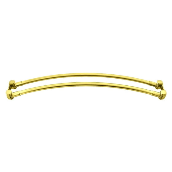 7110d 60 Pb Double Curved Shower Curtain Rod Polished Brass 7110d 60 Pb Double Curved Shower Curtain Rod Polished Brass Com